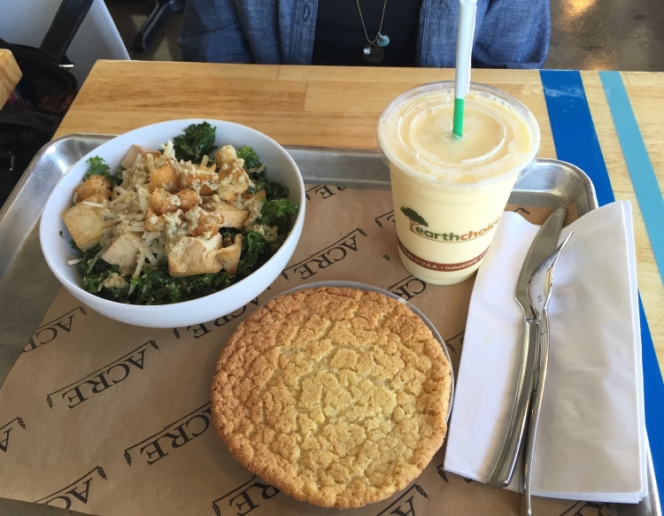 I needed a big salad, so we went to Acre!