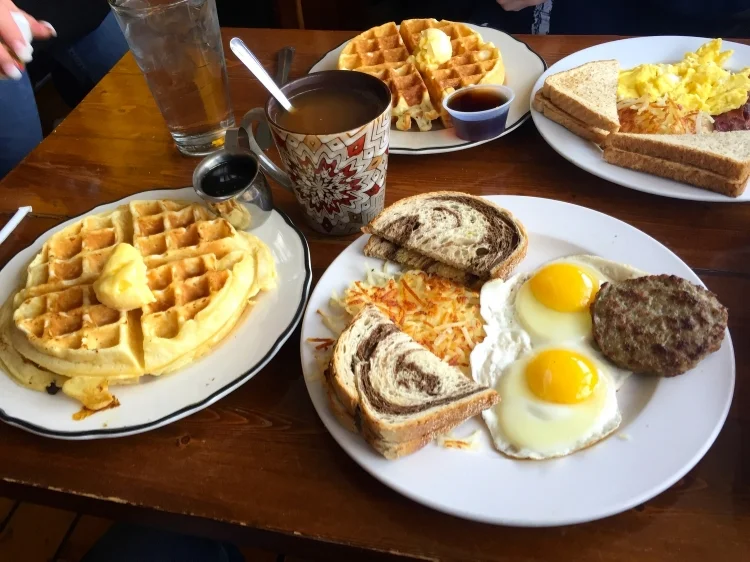 We ate every bite! At The Hungry Soul Cafe
