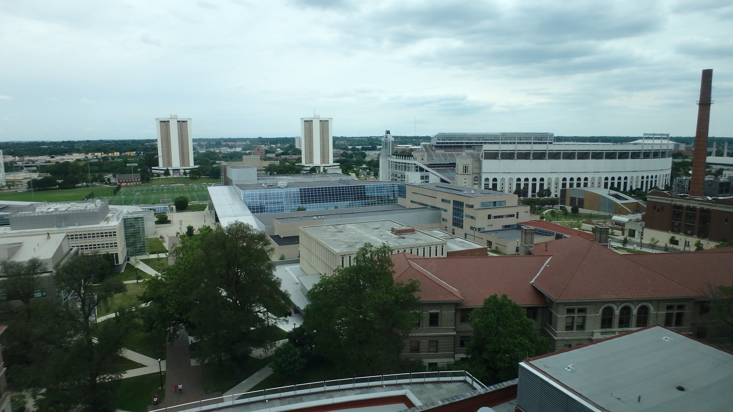 Thompson Library - view from 11th floor