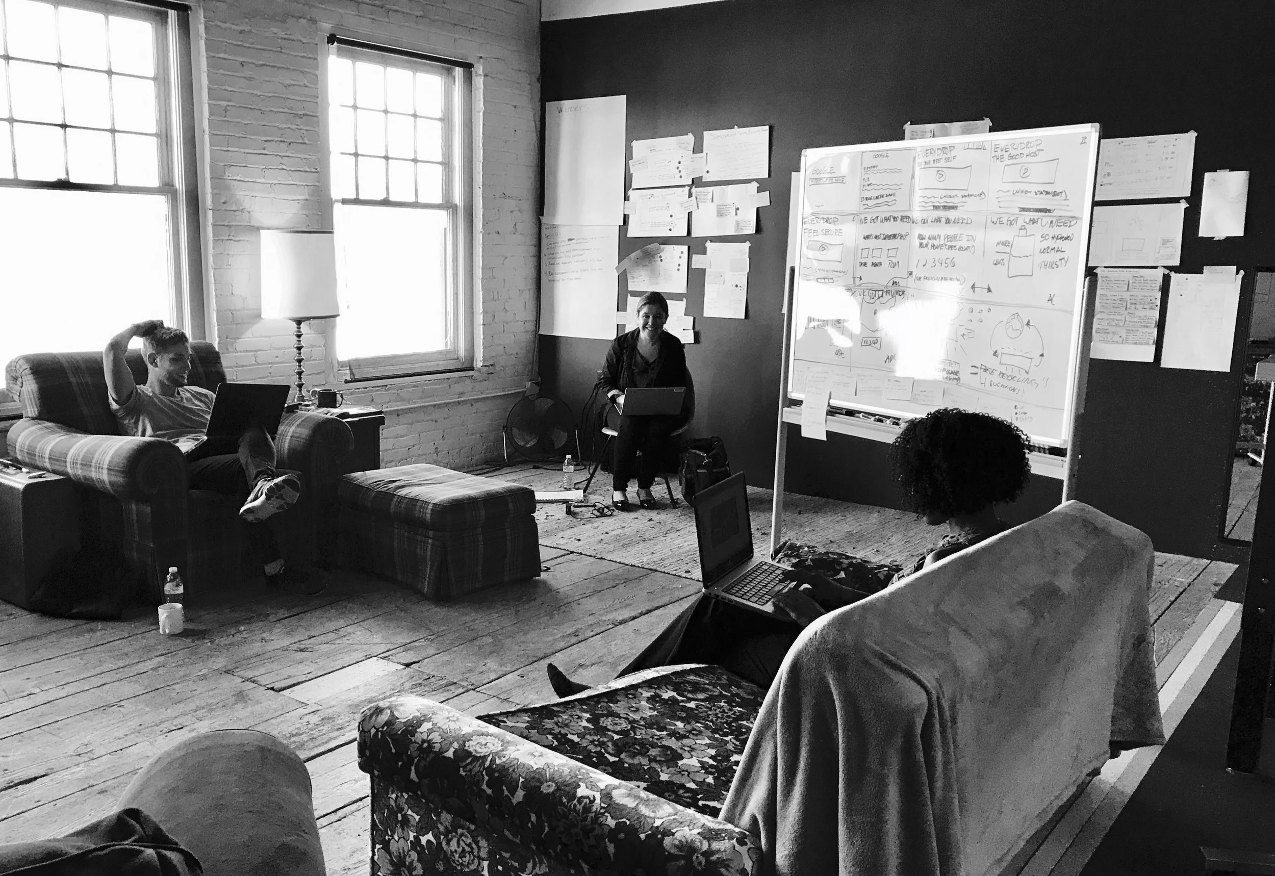 The Sprint: solving big problems and testing new ideas.