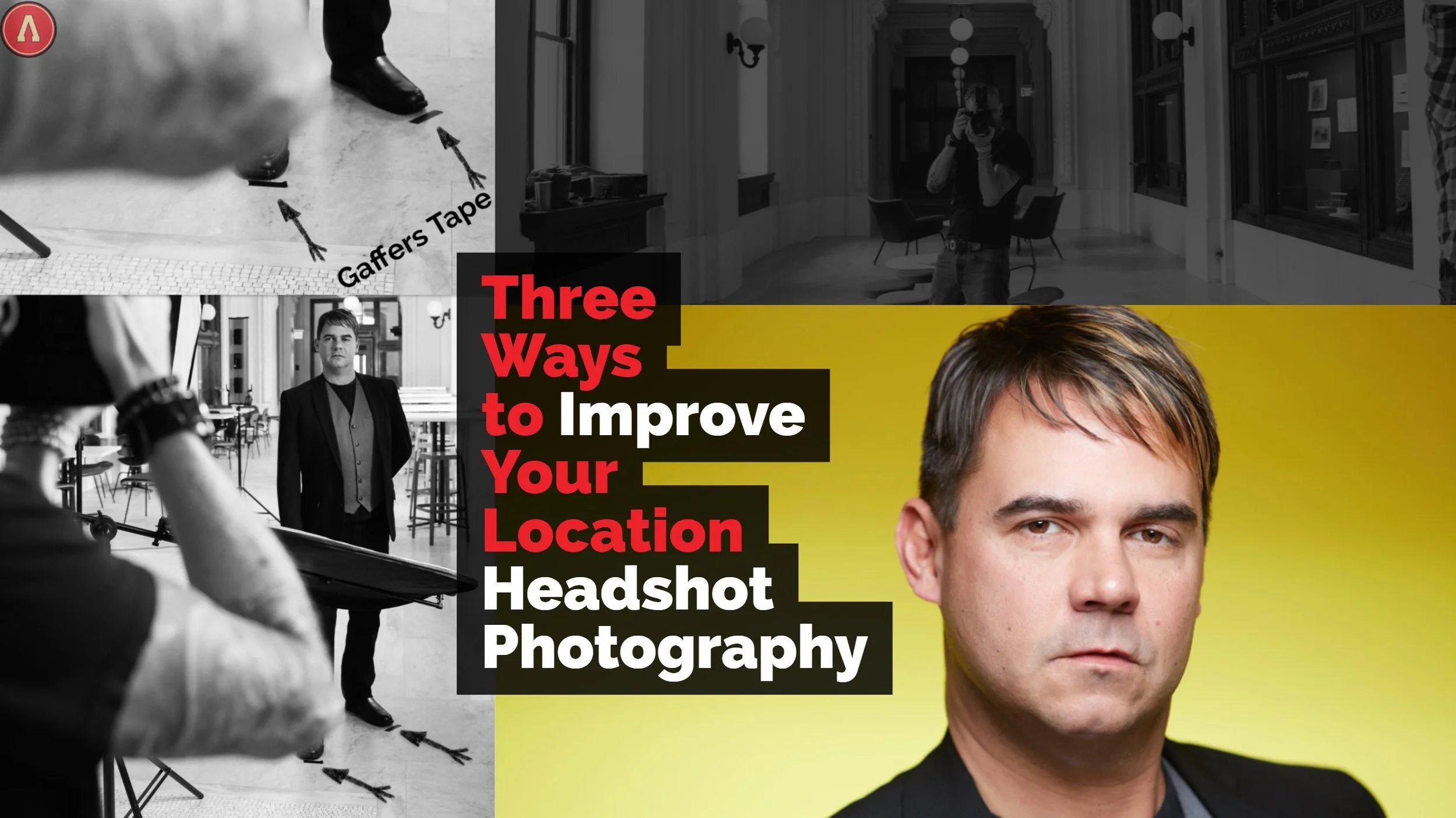 Three ways to improve your professional location headshot photography