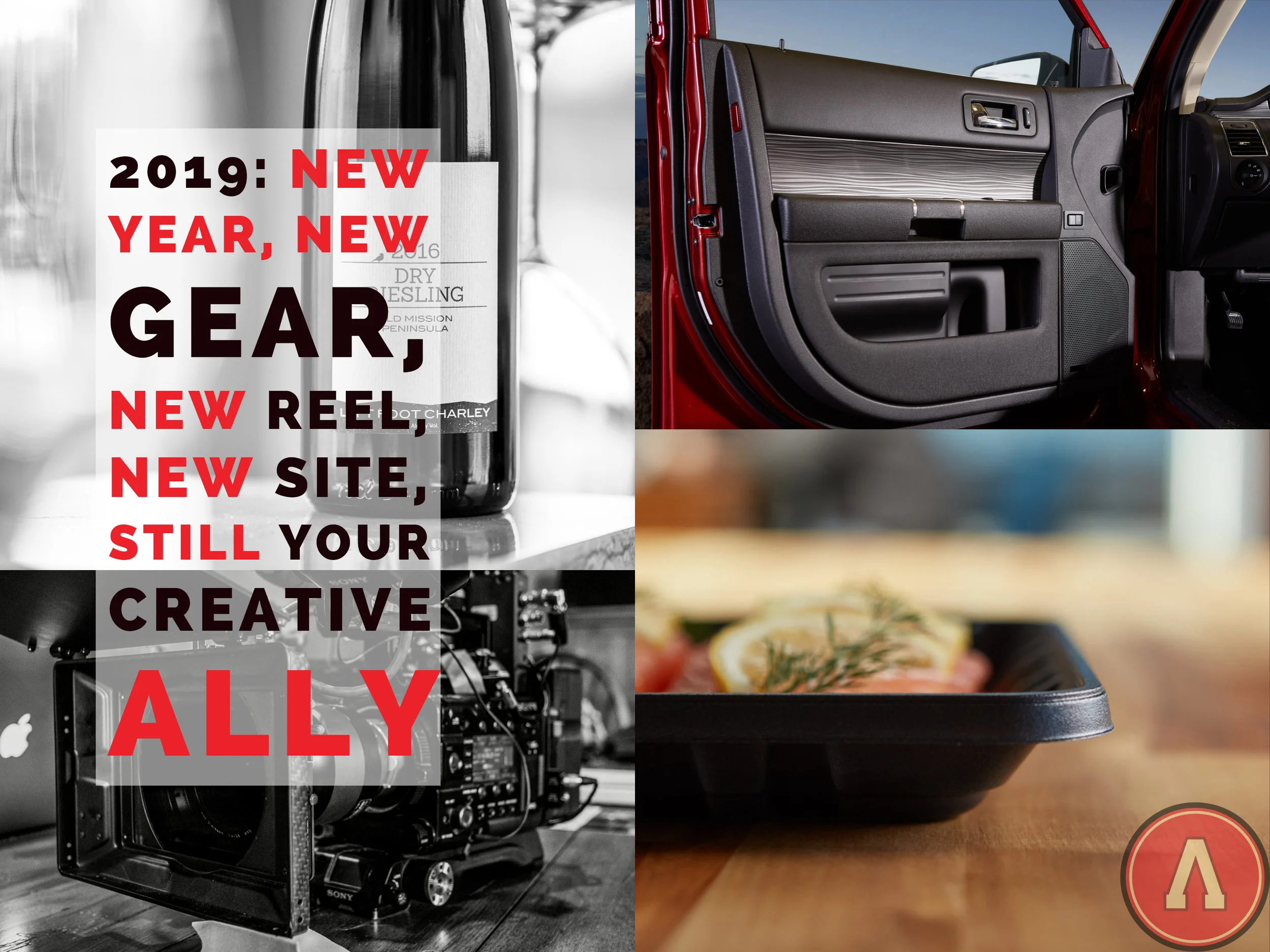2019: New Year, New Gear, New Reel, New Site, Still Your Creative Ally