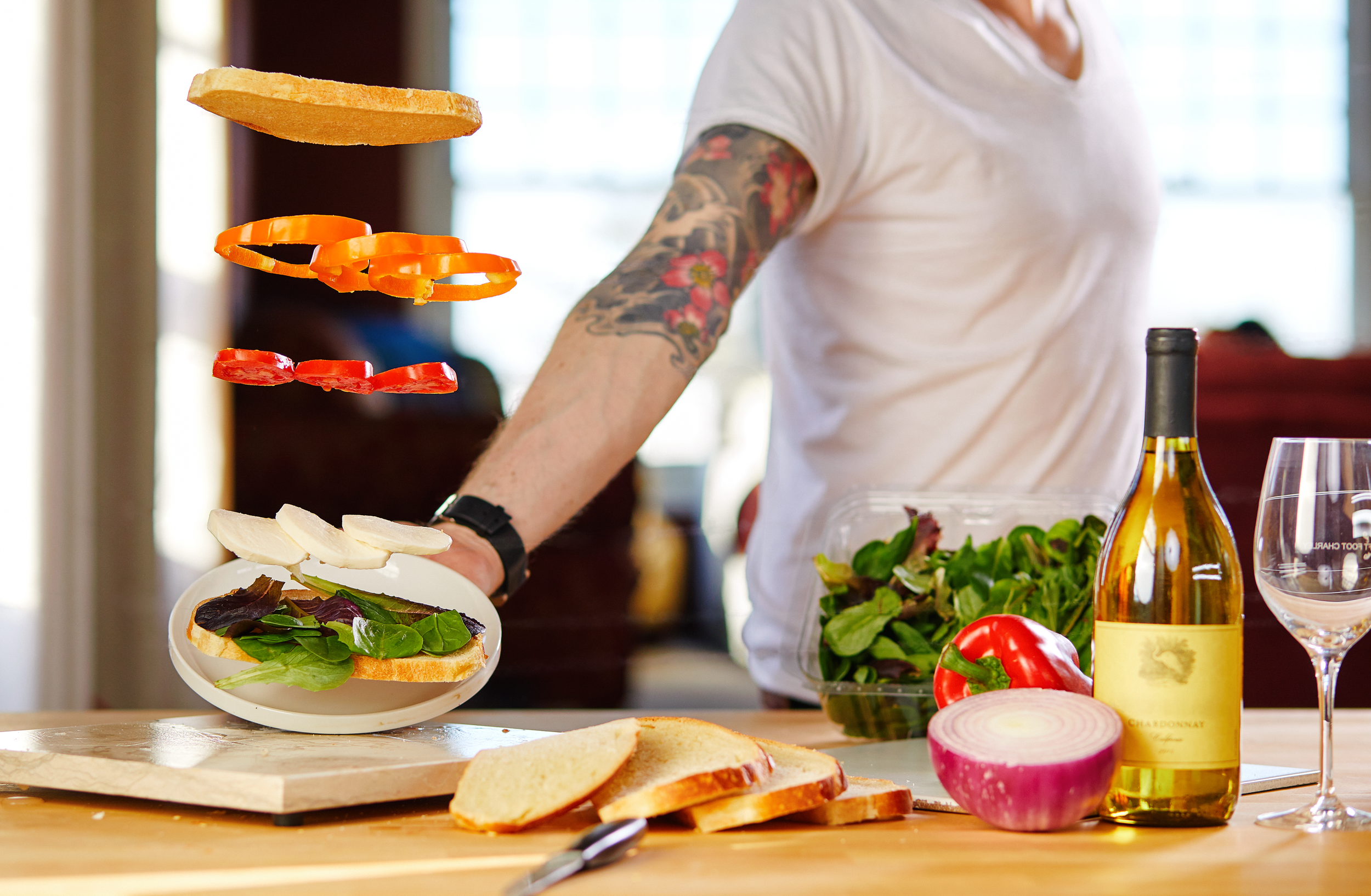 Studio Days: The Exploding Sandwich Product Photography Tutorial