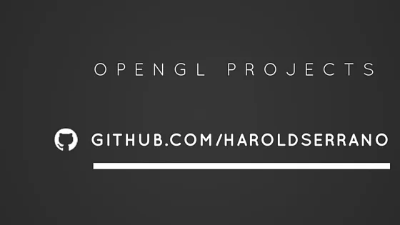 OpenGL projects in my Github page