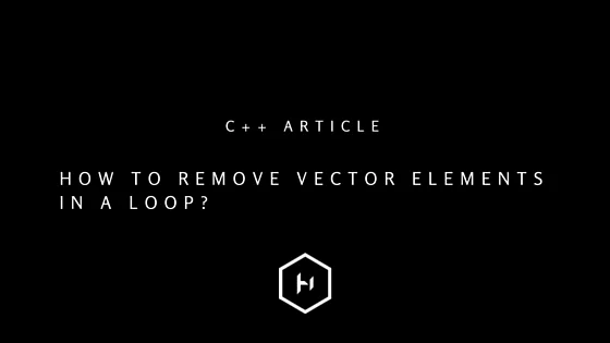 How to remove vector elements in a loop?