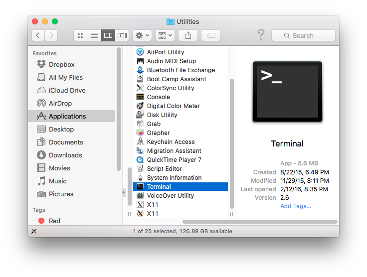 Terminal App