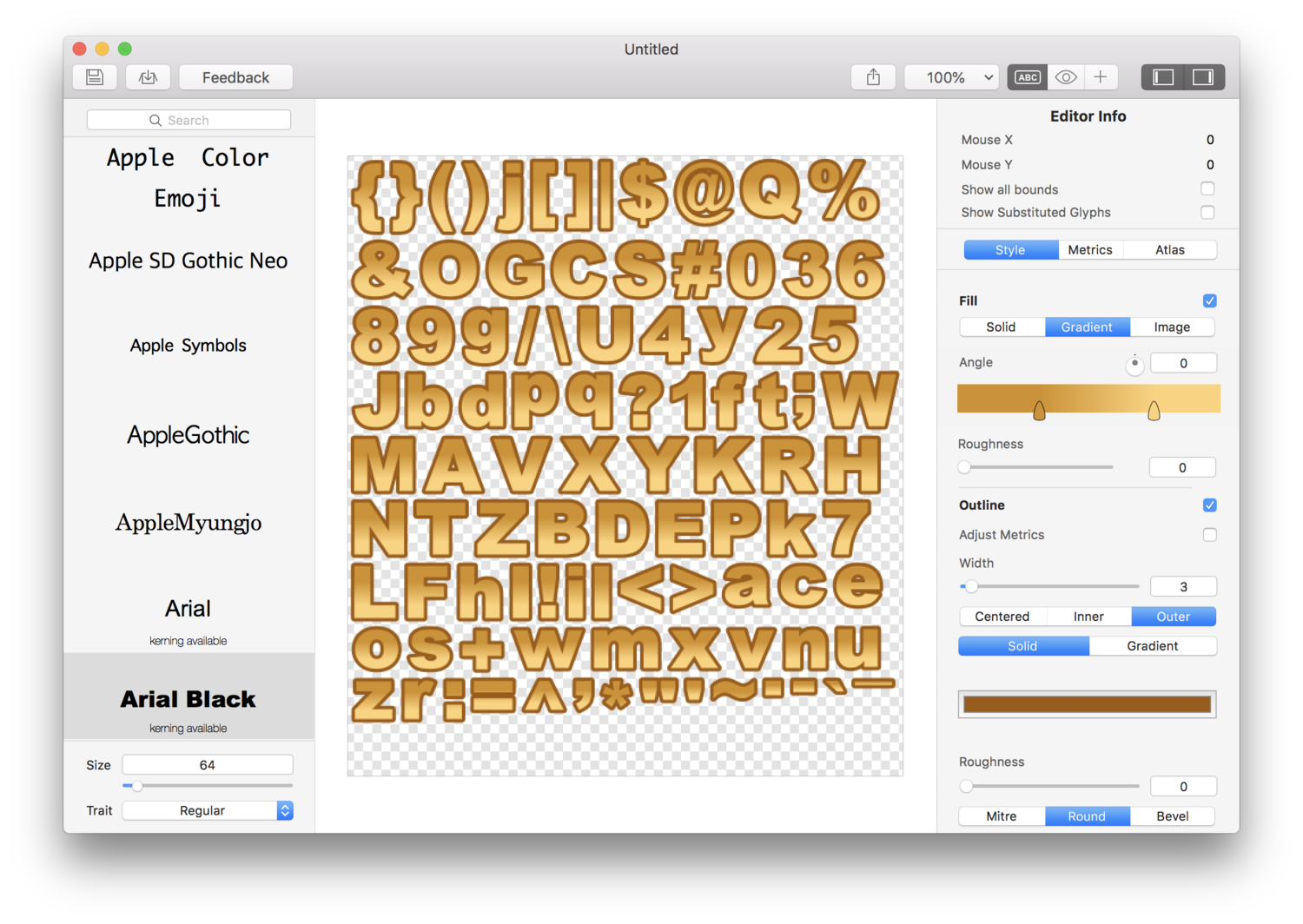 Glyph Designer