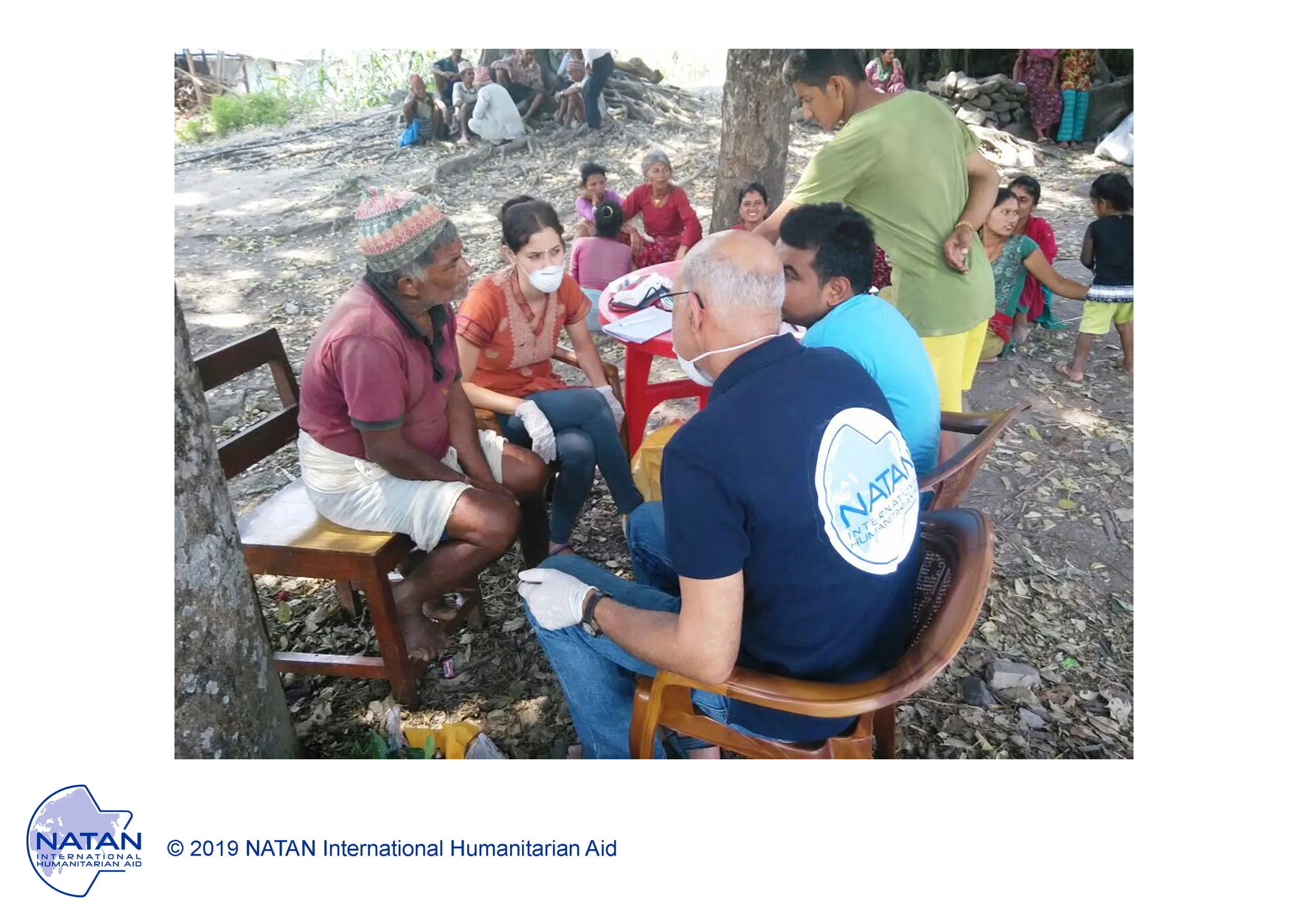 nepal 2015 - natan md performing medical assessment of survivors of nepal earthquake