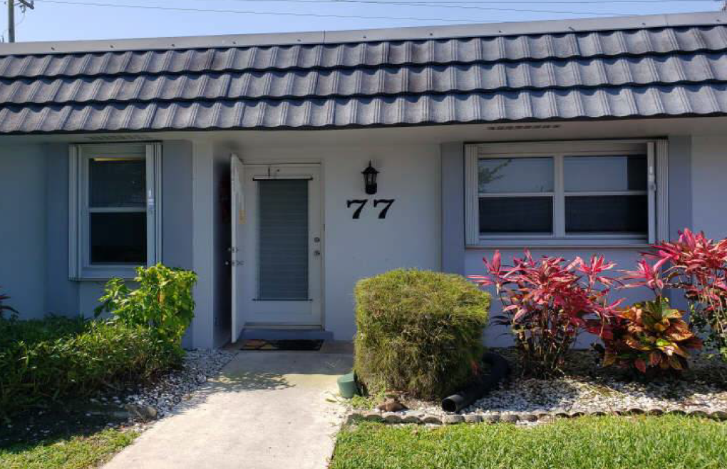 Closed in June 2019  Condominium  Appraised for: $87,000  Loan Amount: $30,000  Loan to Value: 35%  Palm Beach County  