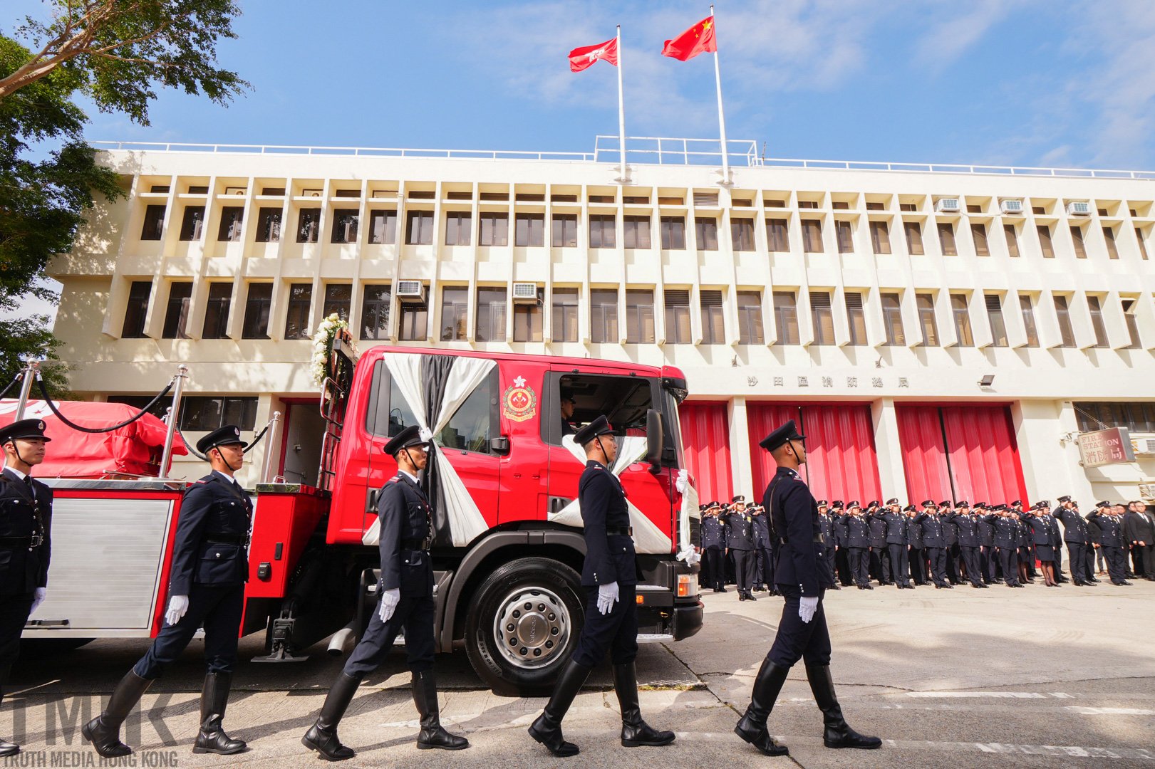 Funeral with honours held for fallen fireman Ho Wai-ho/TMHK
