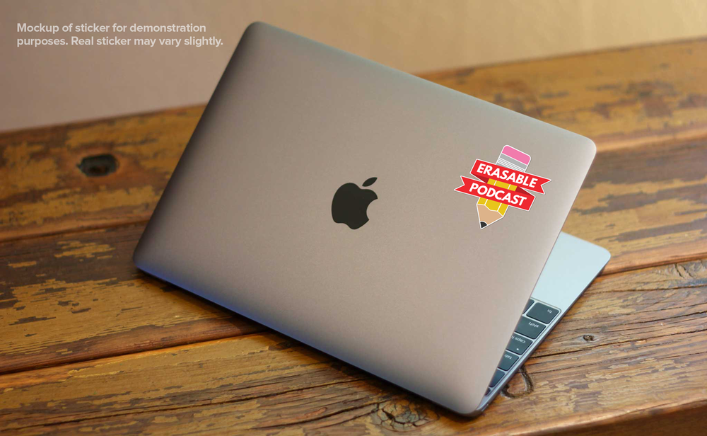 Download Erasable Logo 2 Sticker 3 Pack The Erasable Podcast