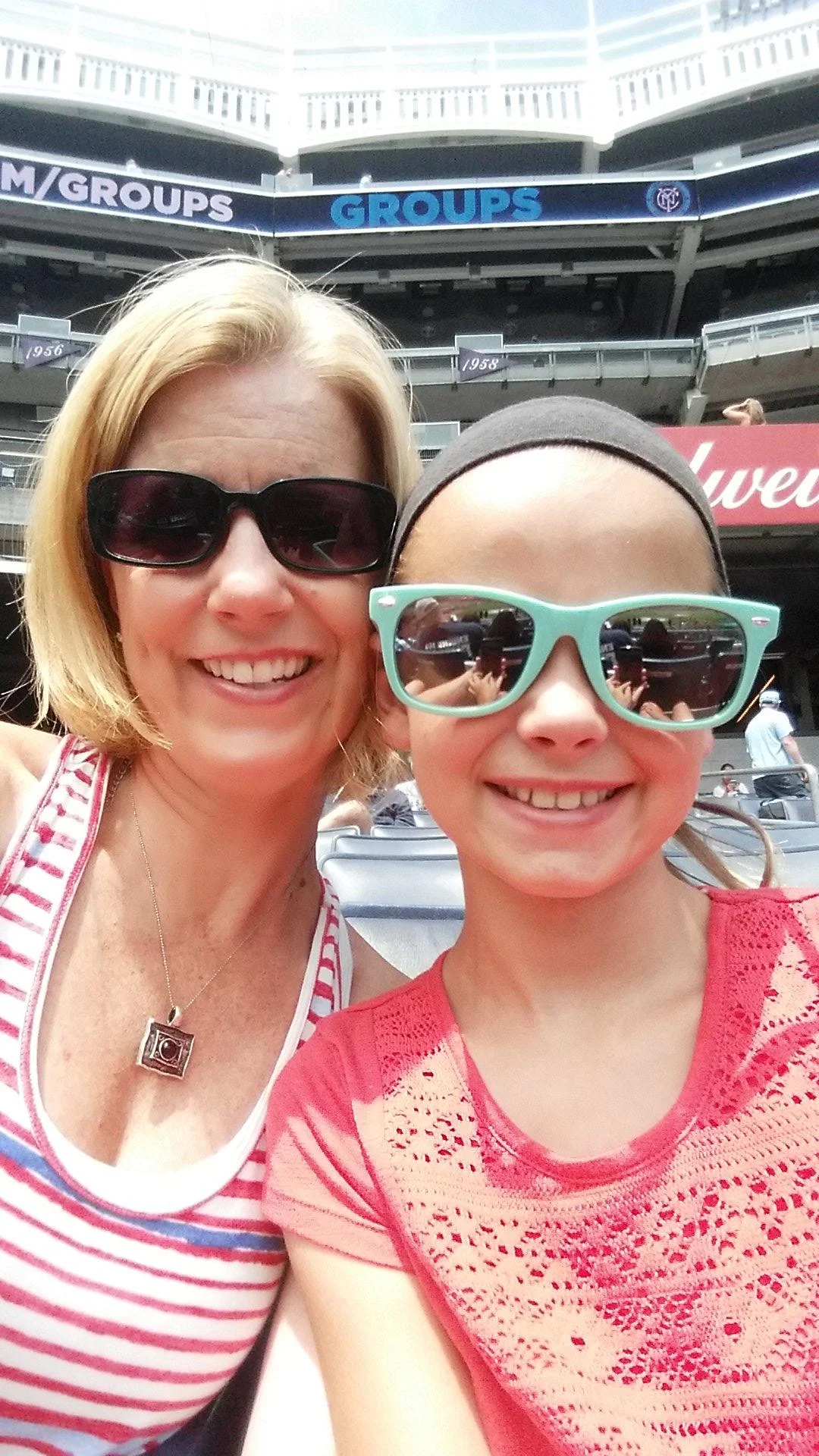 "Great day at Yankee Stadium with my daughter watching the soccer match. Thanks for making this possible!" - US Air Force Servicewoman