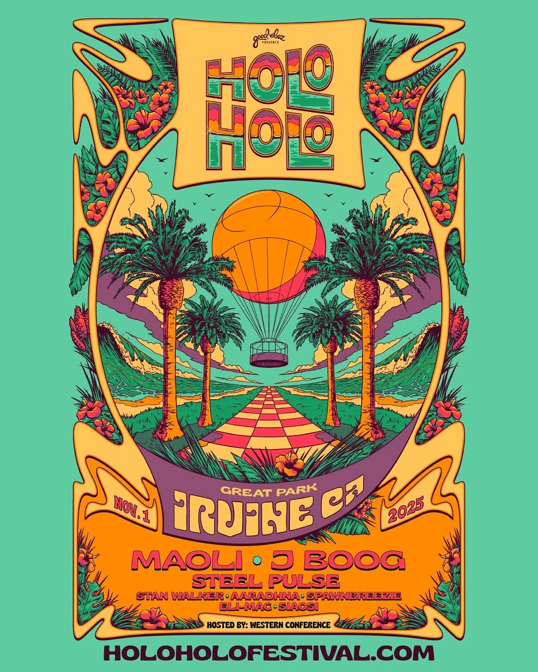 🌴🔜 @holoholofest orange county 🍊 x san jose 🦈 line up stacked both days :: tickets on sale this friday at 10am!