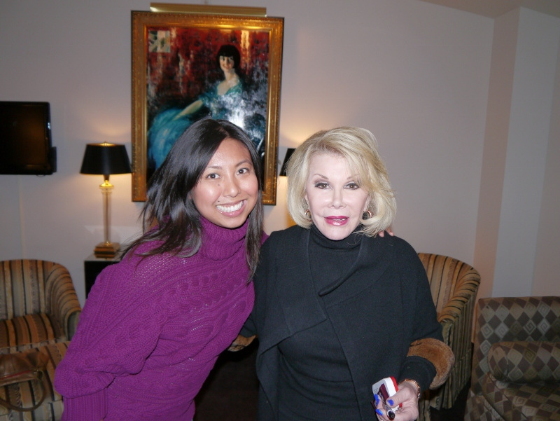 Backstage with Joan Rivers