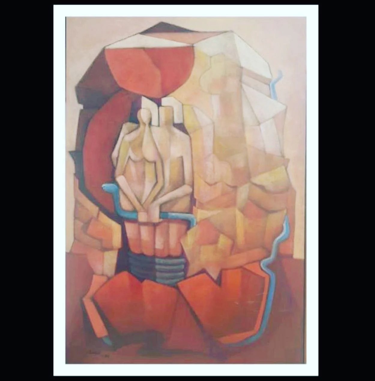 Atrapados en el Paraiso - Acrilico sobre tela. 1989 original de Candida Pe&ntilde;a. Parte de la Coleccion de Bancomer ahora adquirdida por @belart.galeria Muchas felicidades! #arte #artgallery @jagarhaus