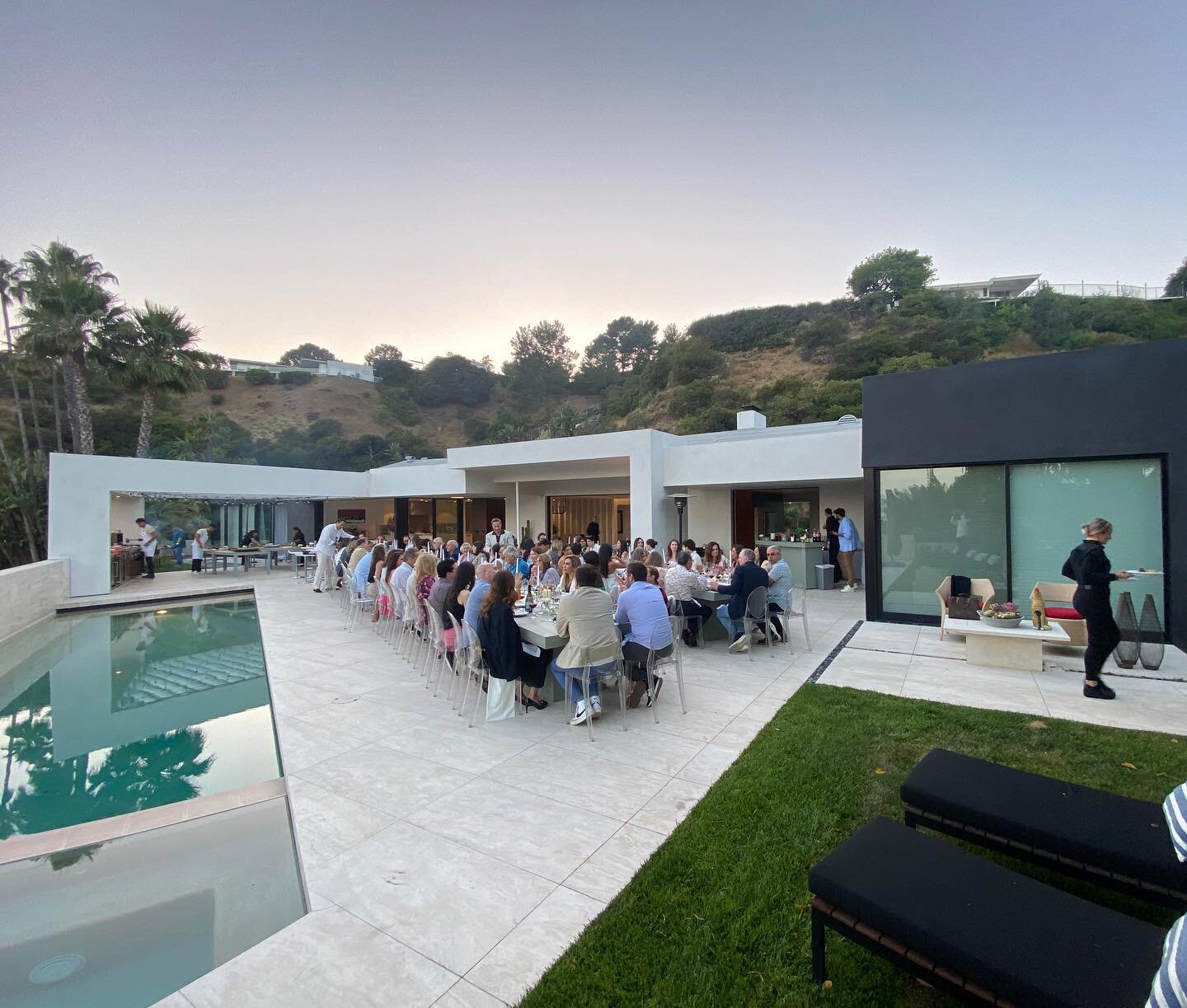 Incredible Birthday Party at Jagar&rsquo;s Residential Project in Beverly Hills 🙏🏼🙏🏼 looking great! 😎🤩 #residentialdesign #beverlyhills #architecture