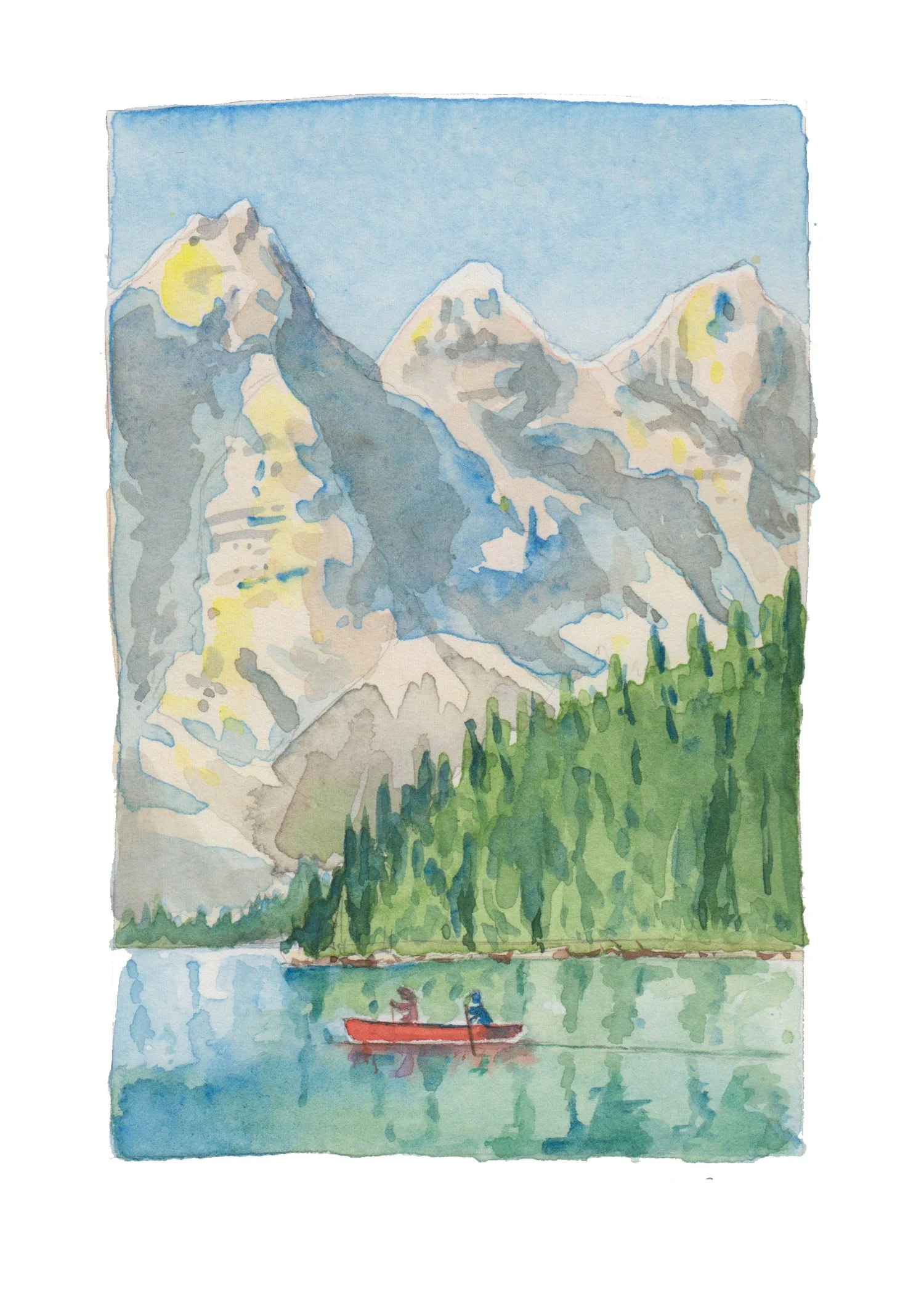 Moraine Lake 8 x 10 inch print
