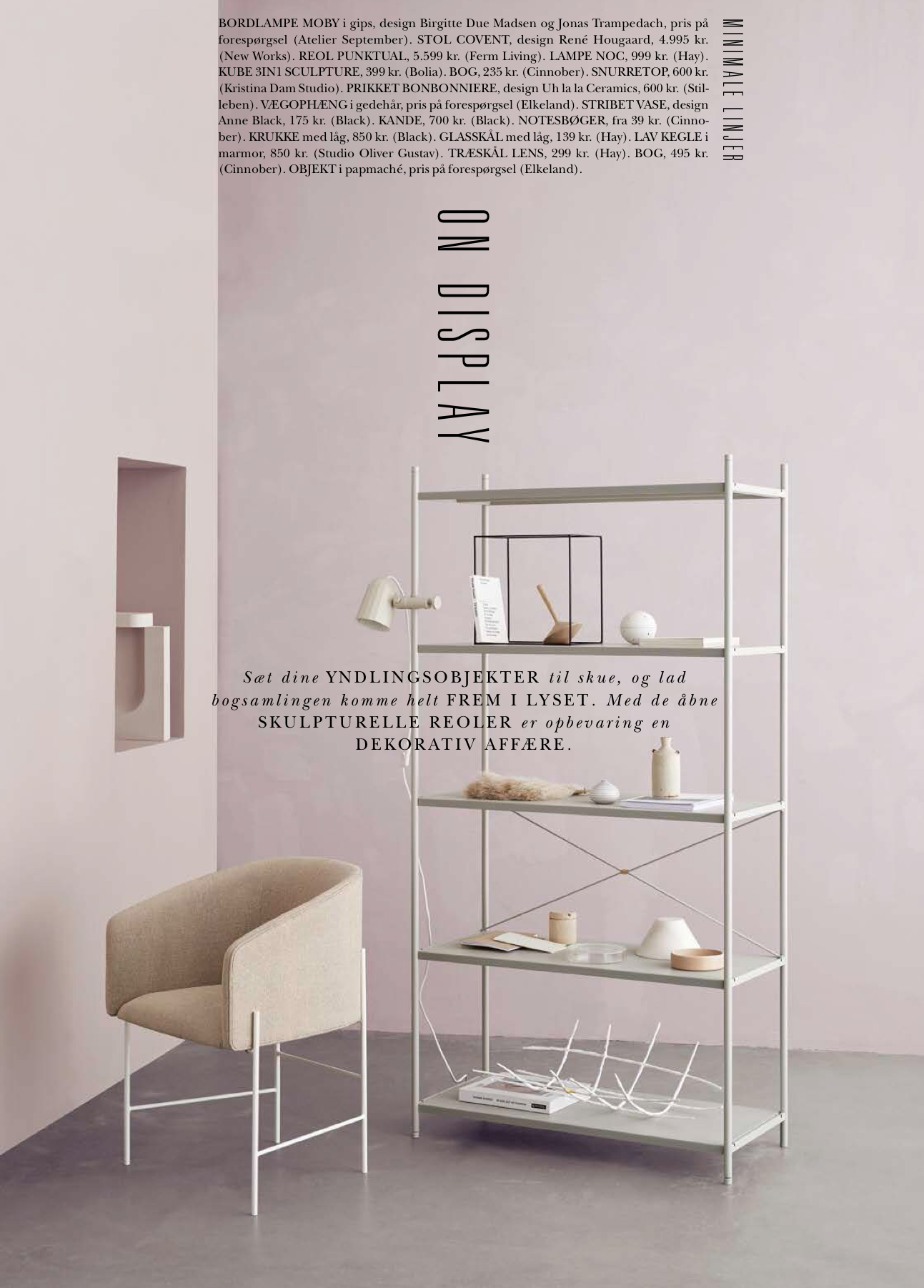 Covent Chair // Styling by Gitte Kjær and Photo by Brian Buchard for RUMID