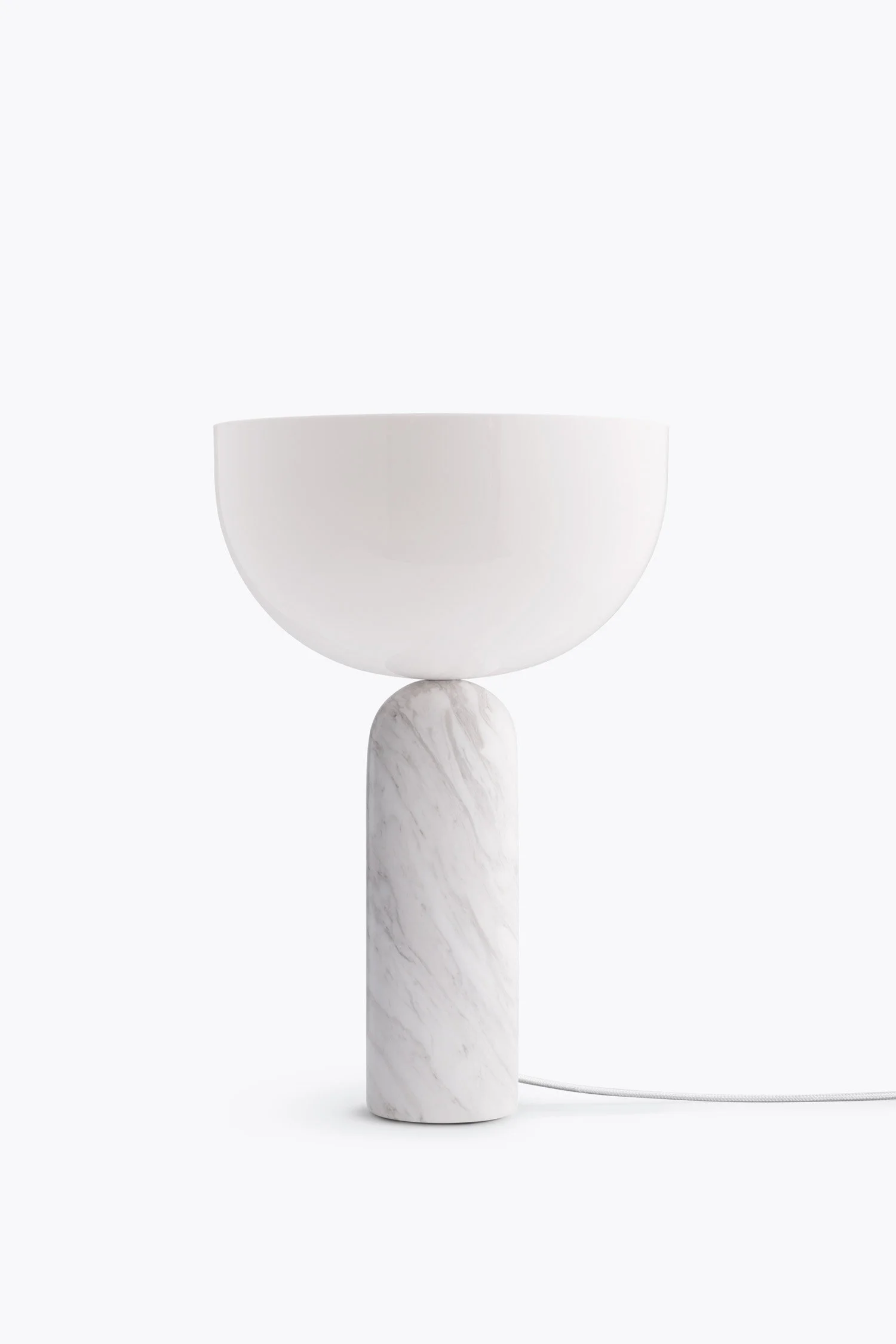 Kizu Table Lamp White Marble, Large — New Works Kizu Table Lamp White Marble, Large — New Works