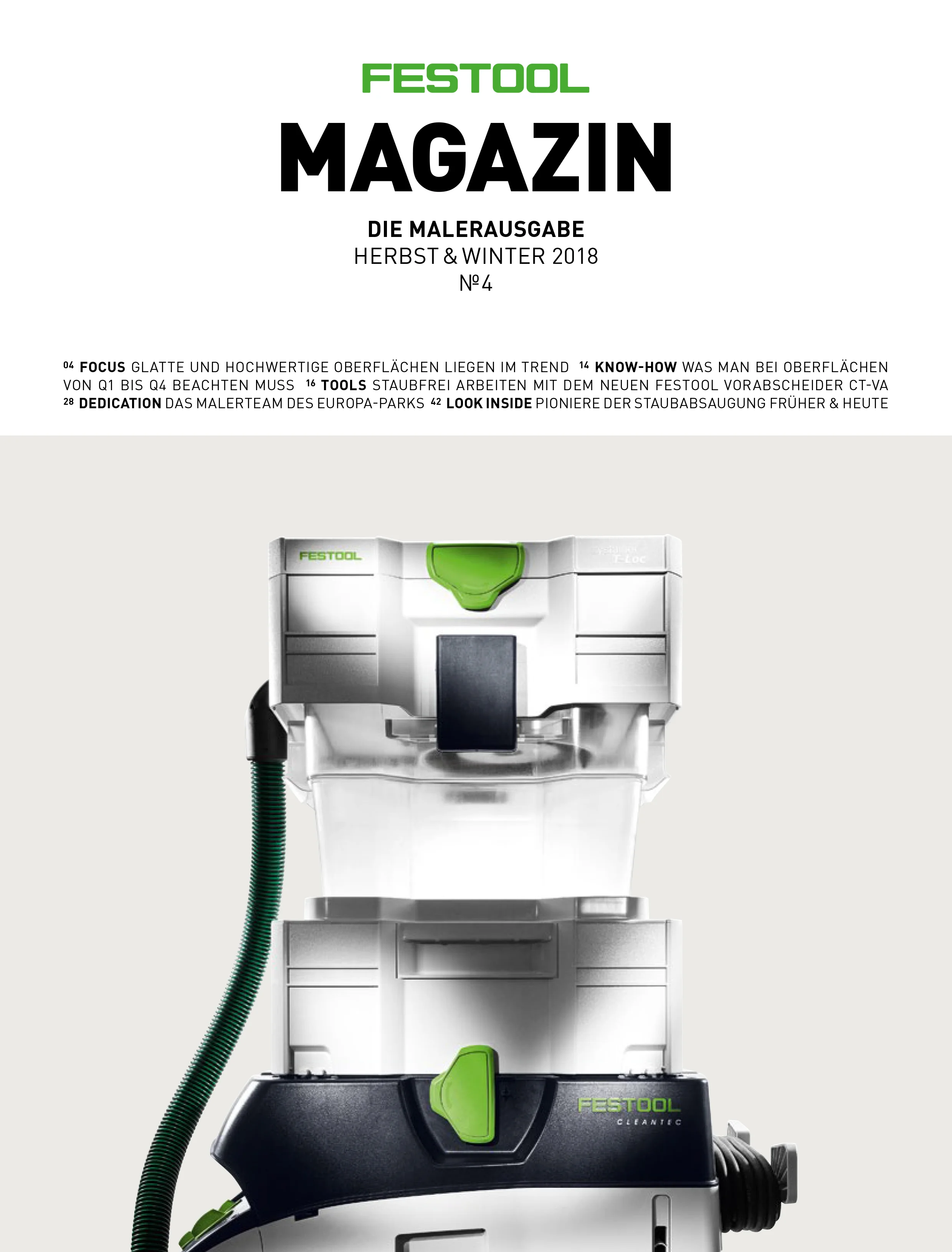 FESTOOL MAGAZIN - DIE MALERAUSGABE