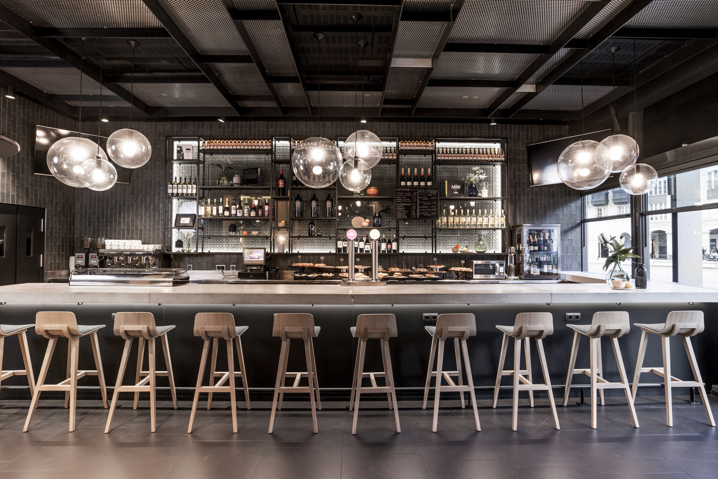 Mini Bar, Bilbao, Spain, hospitality, Liganova, Studio Alexander Fehre