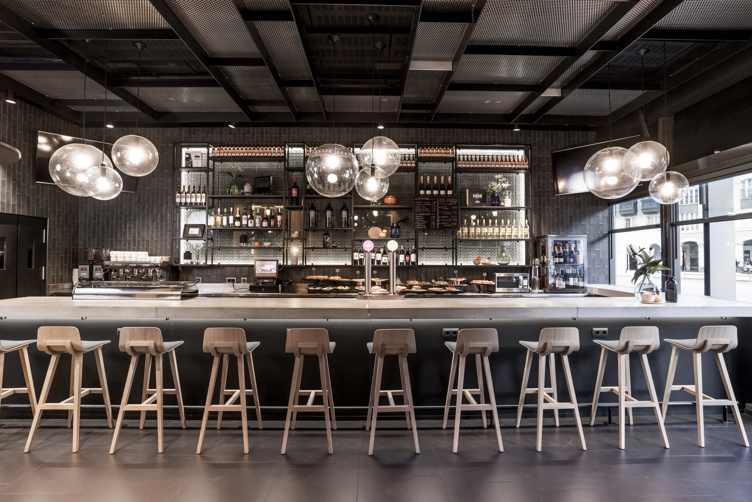 Mini Bar, Bilbao, Spain, hospitality, Liganova, Studio Alexander Fehre