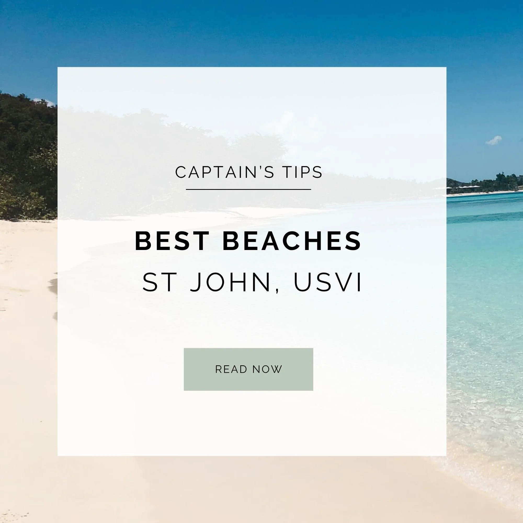 St John USVI Beaches, A Captain’s Guide