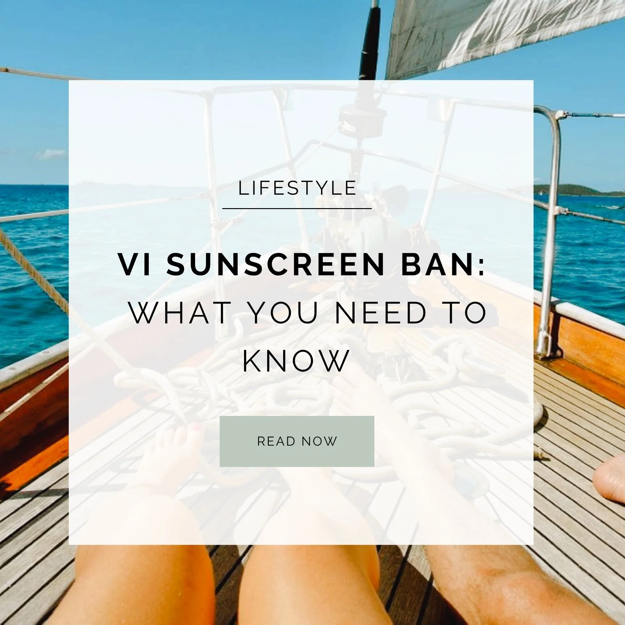 Virgin Islands Sunscreen Ban: What you Need to Know