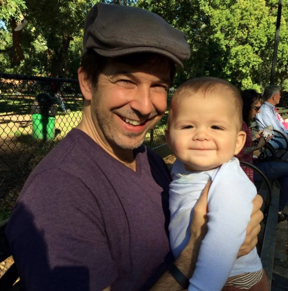 #throwbackthursday #42 - Sept 25, 2013. After a 2 hr meeting with a client in the LES, Tim surprises me by showing up near by at Tomkins Square Park with lunch. Didn't know who to attack first! #rememberingtim