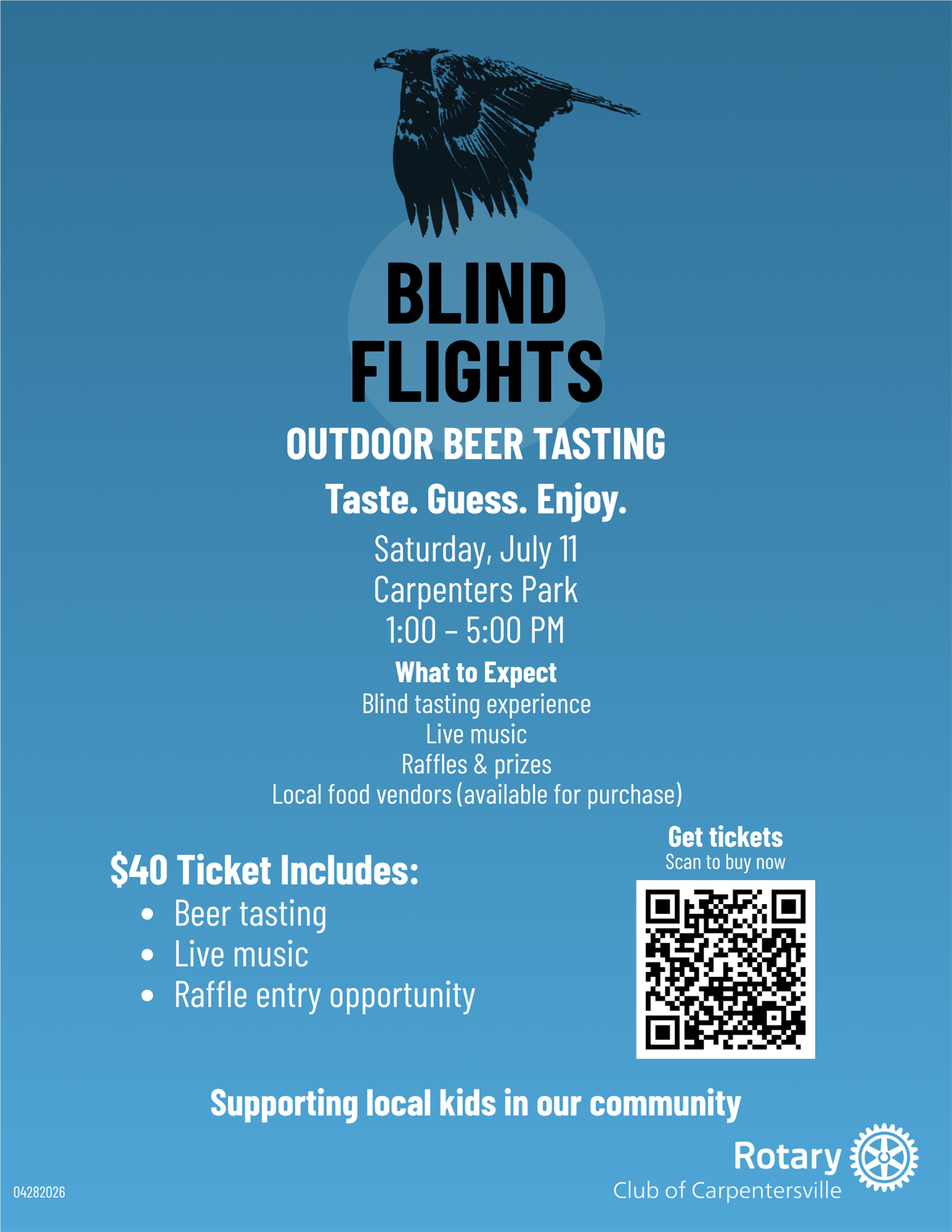 Blind Flights Beer Tasting