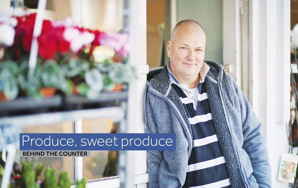Paul Bignall, greengrocer in LIndfield for over 25 years