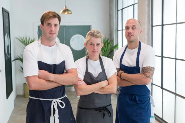 Jo, Emily & Lee ready to compete on Great British Menu representing the South West