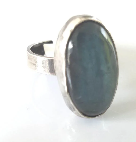Labradorite Oval Ring