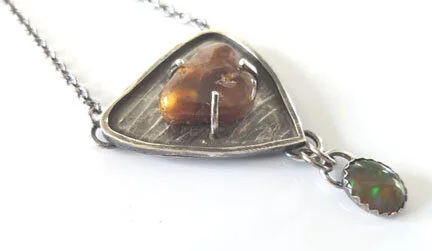 Fire Agate Pendant