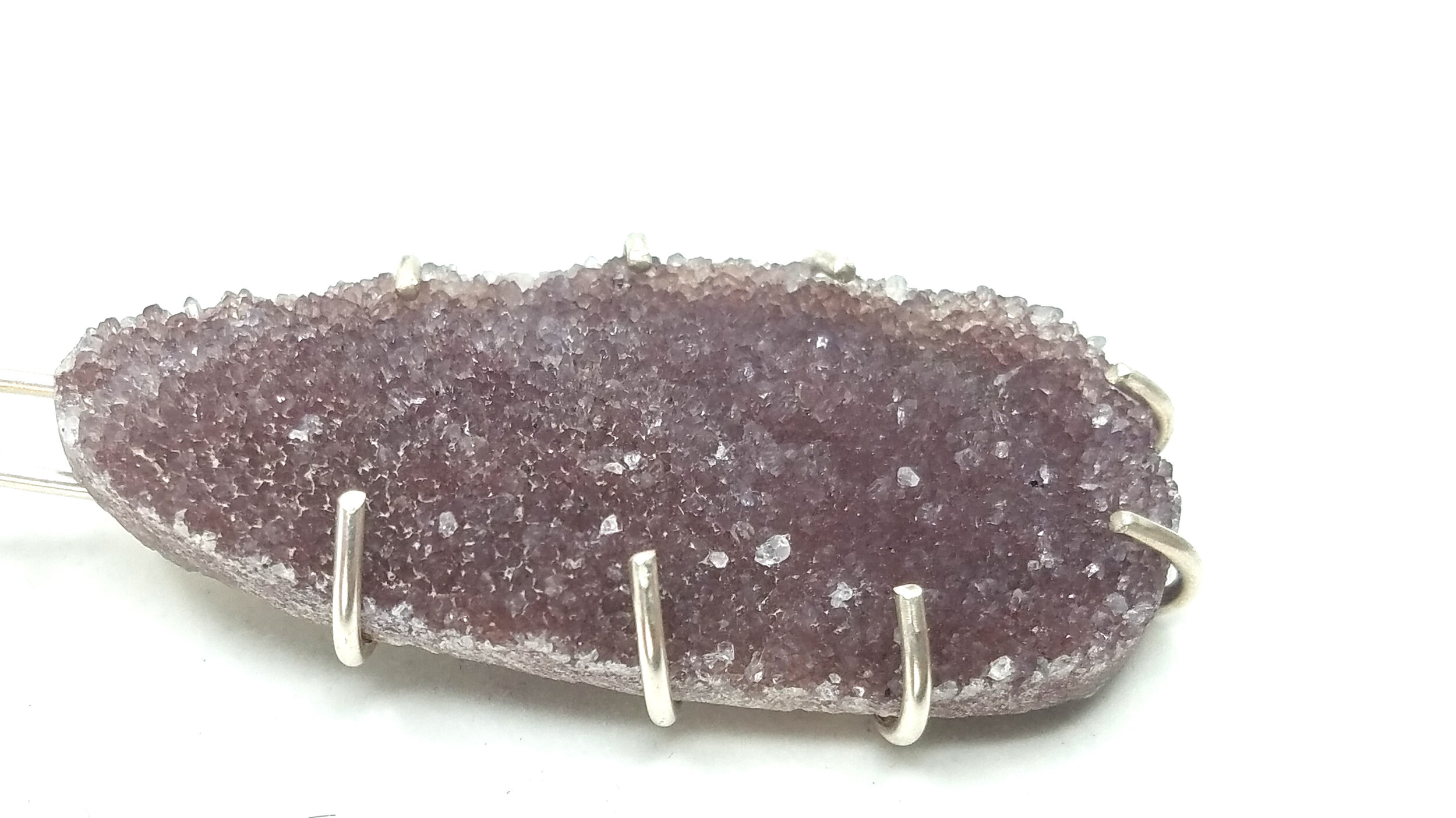 Tourmaline and Druzy Necklace