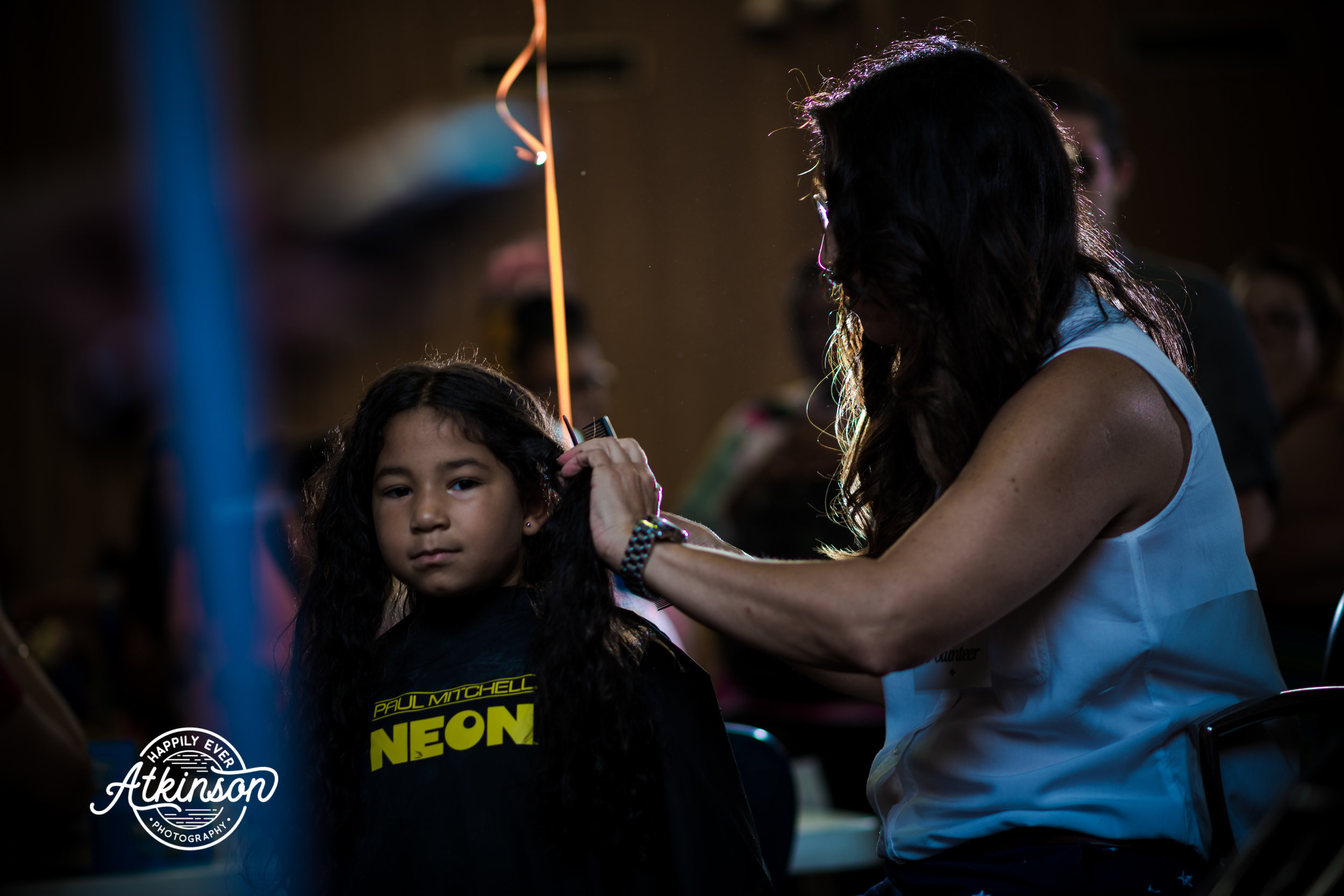 Getting a haircut