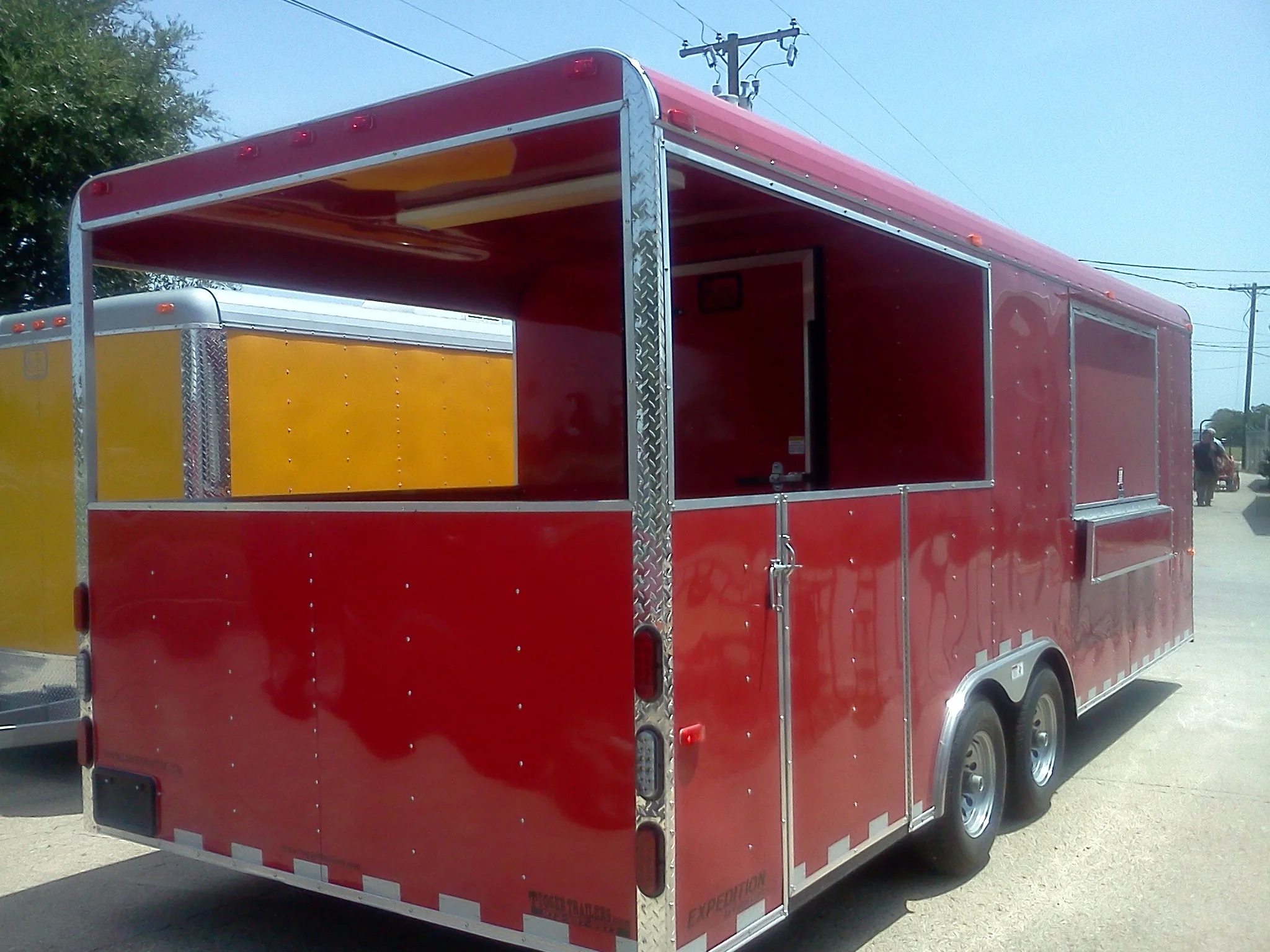 Custom concession trailers built in Texas