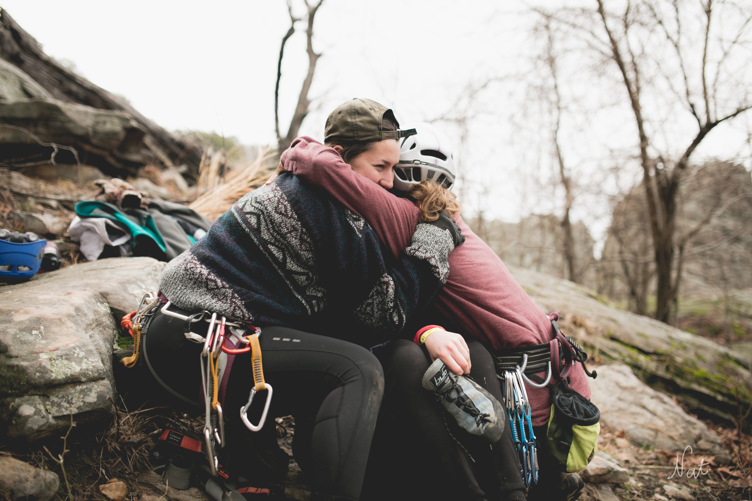 A sweet moment on the trip.