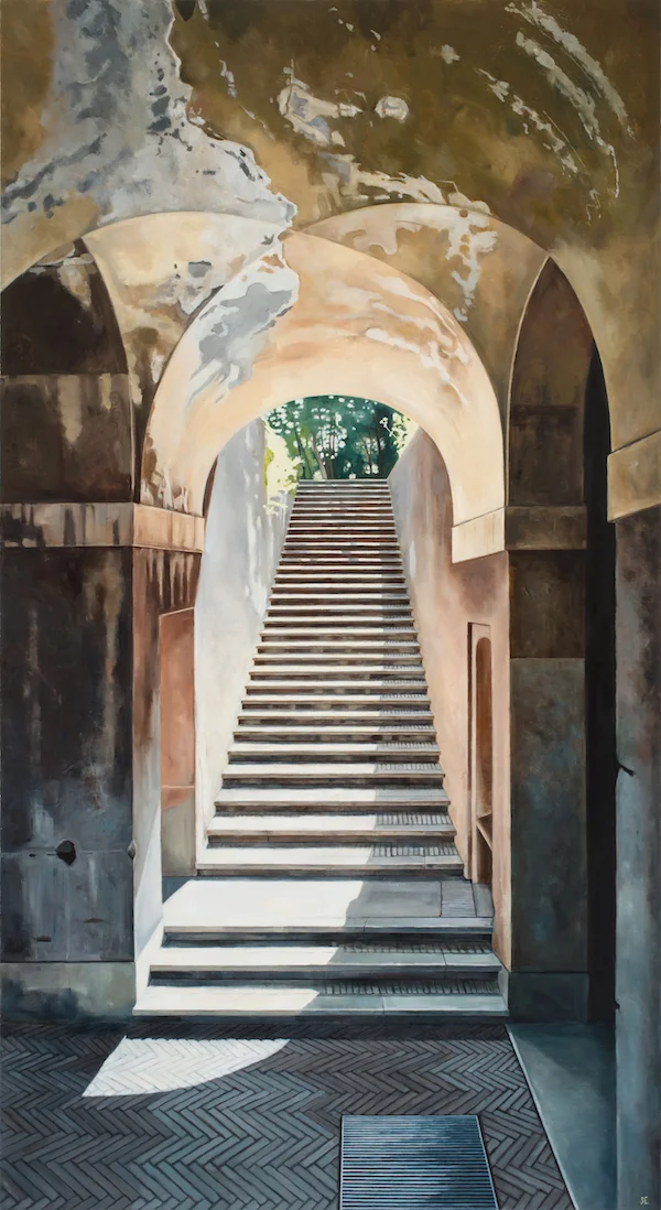 Rome Ruins Staircase