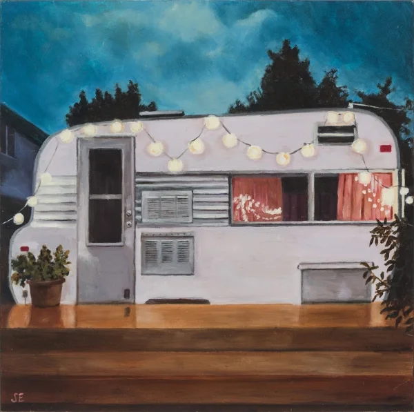 Holiday Hair Trailer at Twilight