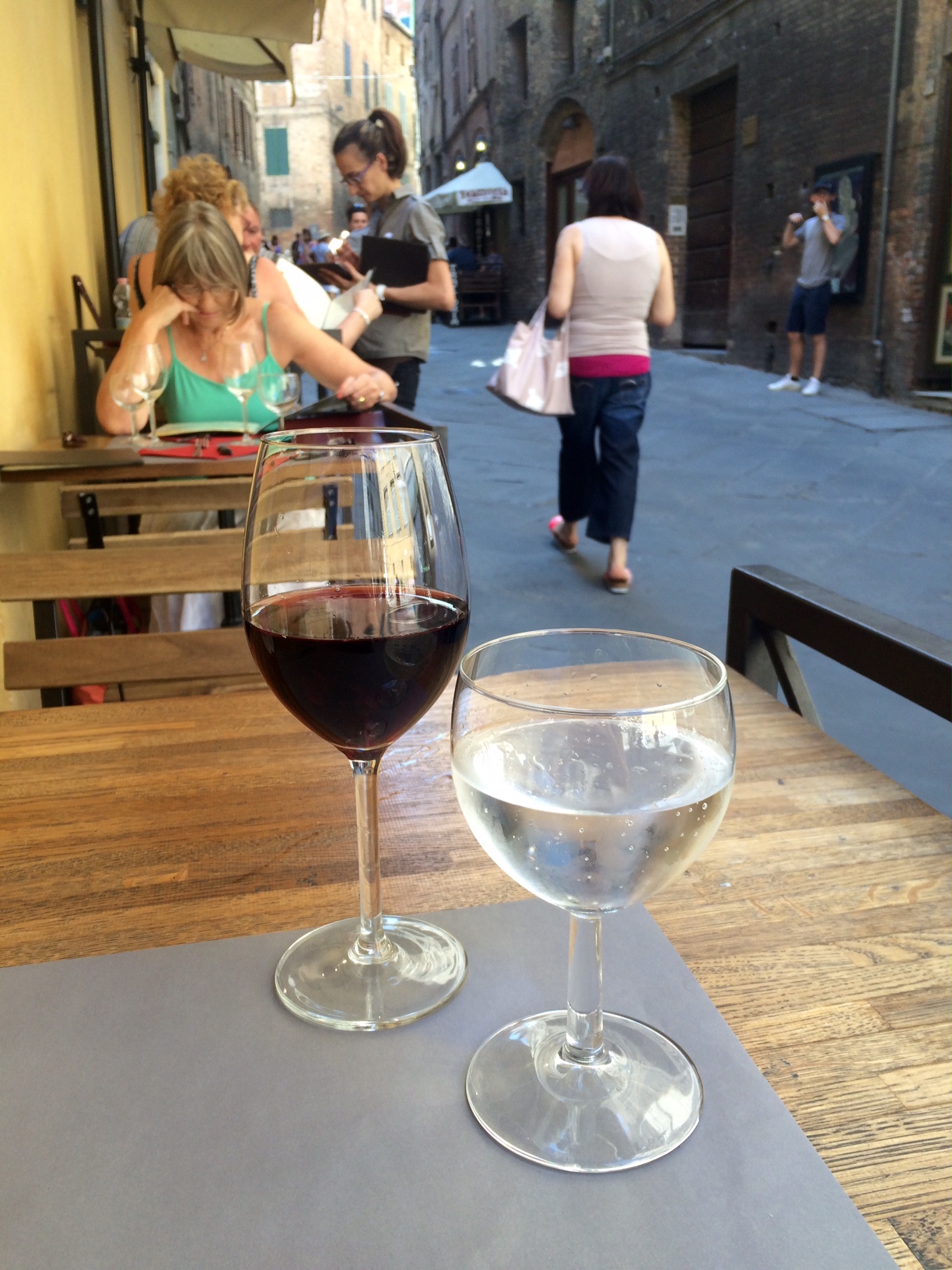 Wine and water. Two of my favorite things.