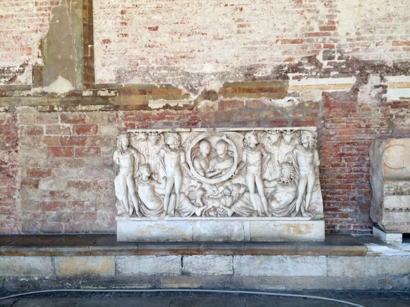 In the Camposanto in Pisa