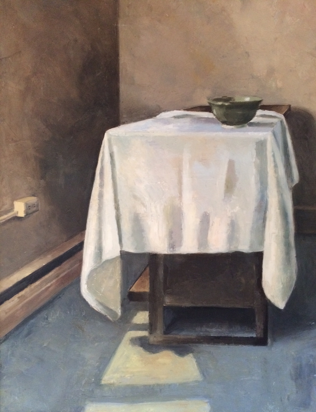 Lone Bowl, 18x24, oil on canvas, 1998