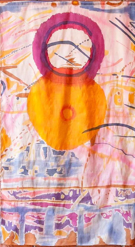 What is Left, 2010, Dye on Silk