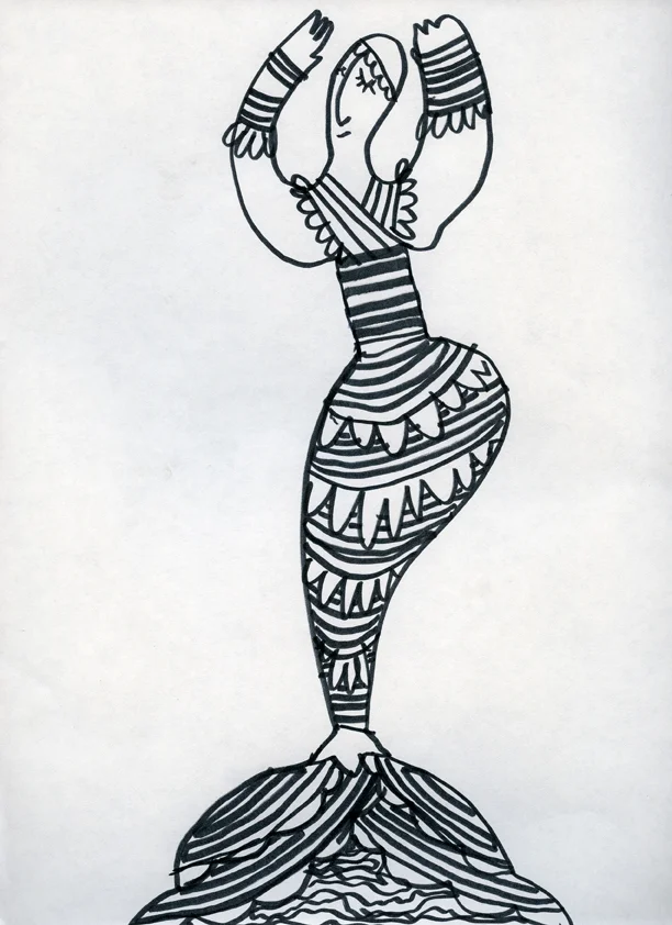 Ink drawing, 2013