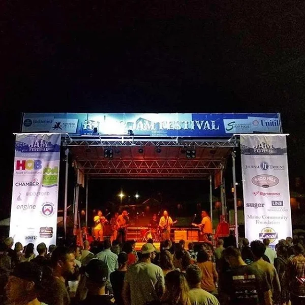 The Saco-Biddeford River Jam Festival was a pleasure to participate in for the second year in a row, celebrating these two beautiful Maine towns right on Factory Island in the middle of the legendary Saco River.