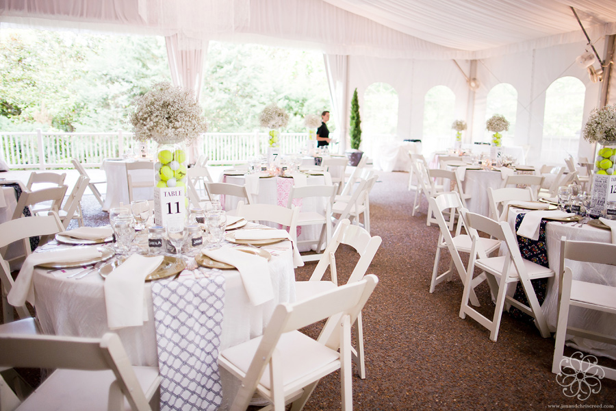 There is no additional charge for us to set up the ceremony in the pavilion and turn it over into the reception afterwards.