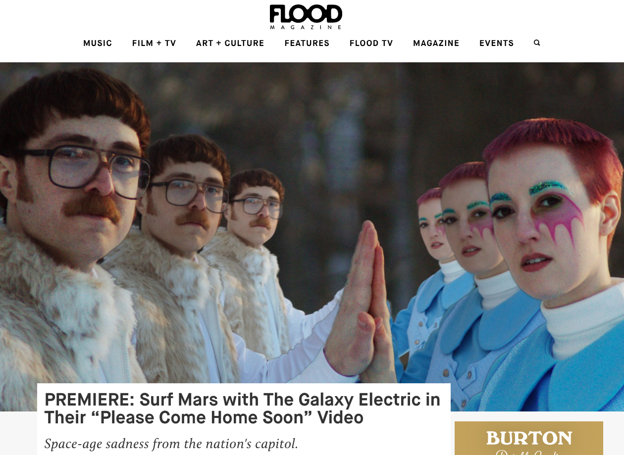 FLOOD Magazine shares new video from The Galaxy Electric