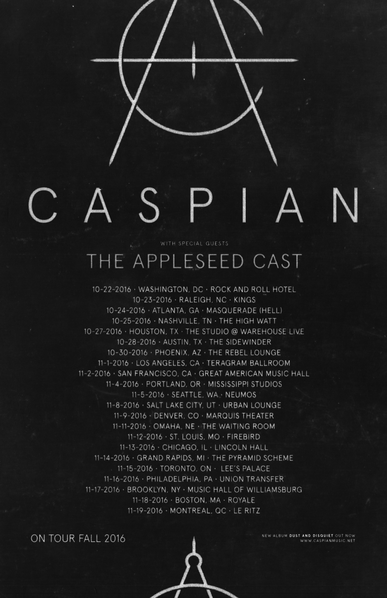 The Appleseed Cast announce fall tour in support of Caspian