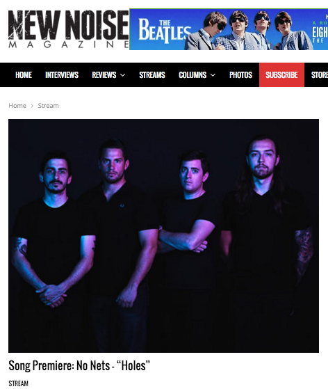 No Nets premiere "Holes" on New Noise